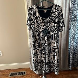 Black and white Dress by eci New York.